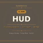 Hud Suresi Okunuşu, Meali ve Anlamı