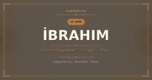 İbrahim Suresi Okunuşu, Meali ve Anlamı