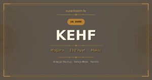 Kehf Suresi Okunuşu, Meali ve Anlamı