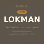 Lokman Suresi Okunuşu, Meali ve Anlamı
