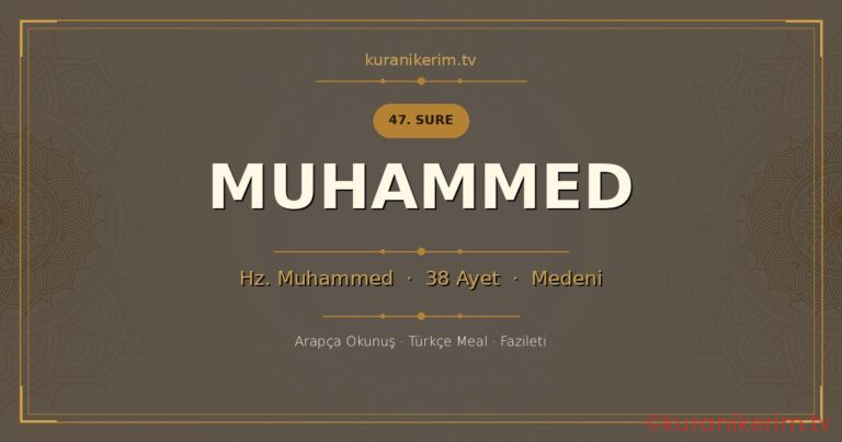Muhammed Suresi Okunuşu, Meali ve Anlamı
